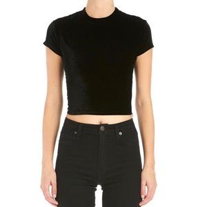 AYAI NWT Neve Black Baby Tee 🖤